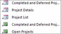 Shortcuts in a custom category view