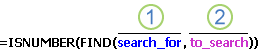 Formula to check for text