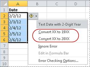 Commands for converting dates