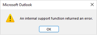 Example error contact group exchange