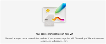 View and navigate Classwork (student) screenshot one