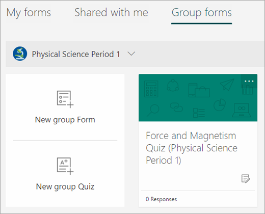 Screenshot of classes.
