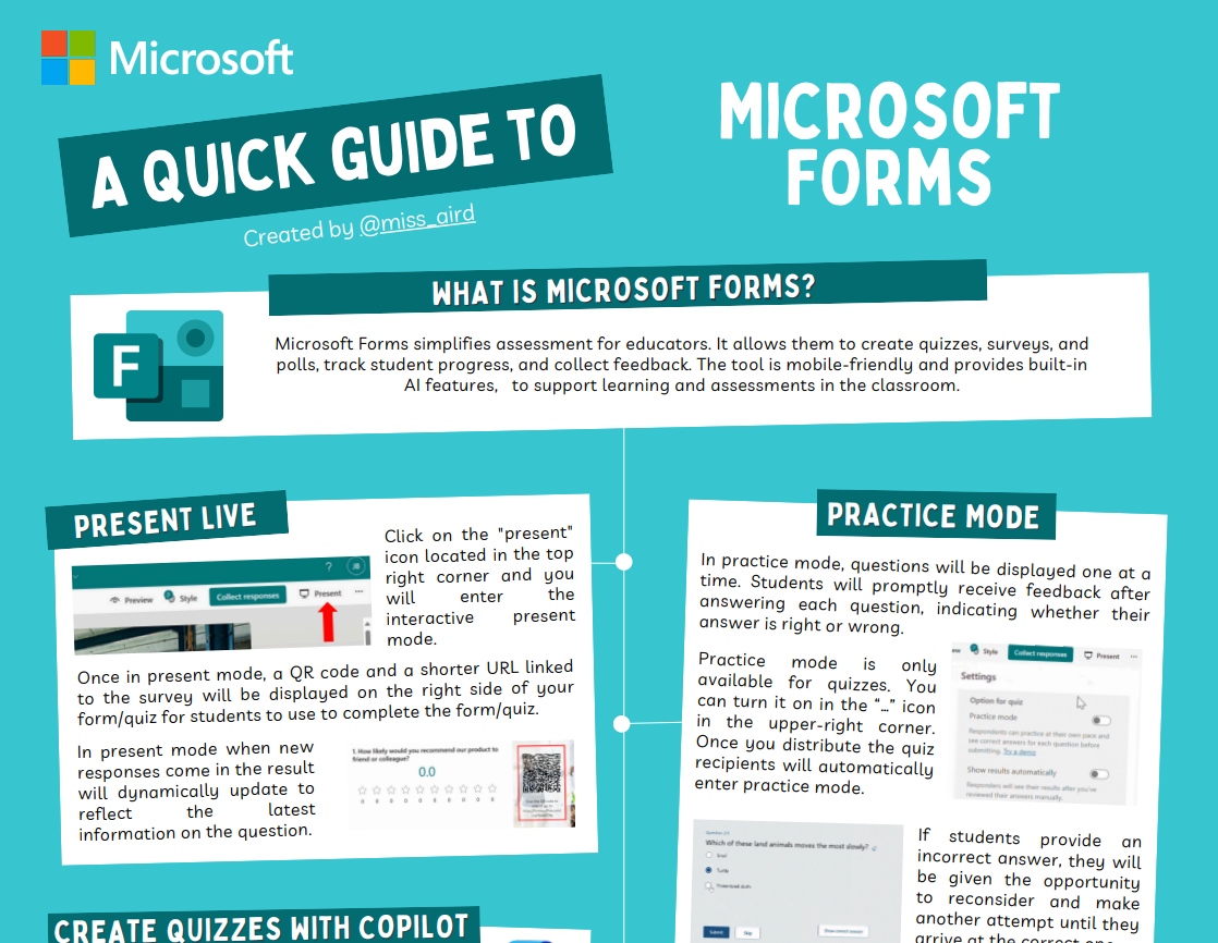 Screenshot of forms.