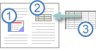 Linked and embedded objects in an Office for Windows document