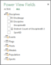Hidden fields and columns in Power View