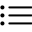 Icon for lists in Journal