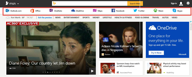Screenshot that shows the 'services stripe' highlighted here by a red border.