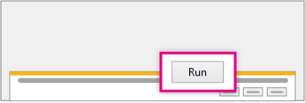Select Run in install wizard