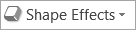 The Shape Effects button