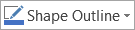 The Shape Outline button
