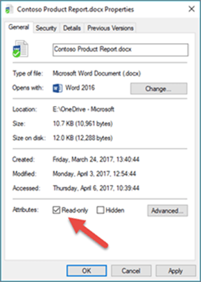 Uncheck the Read-Only box in order to edit and save your file.