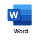 Screenshot of Word logo.