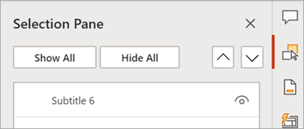 Shows PowerPoint Tabbed pane