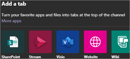 Shows adding apps to Teams