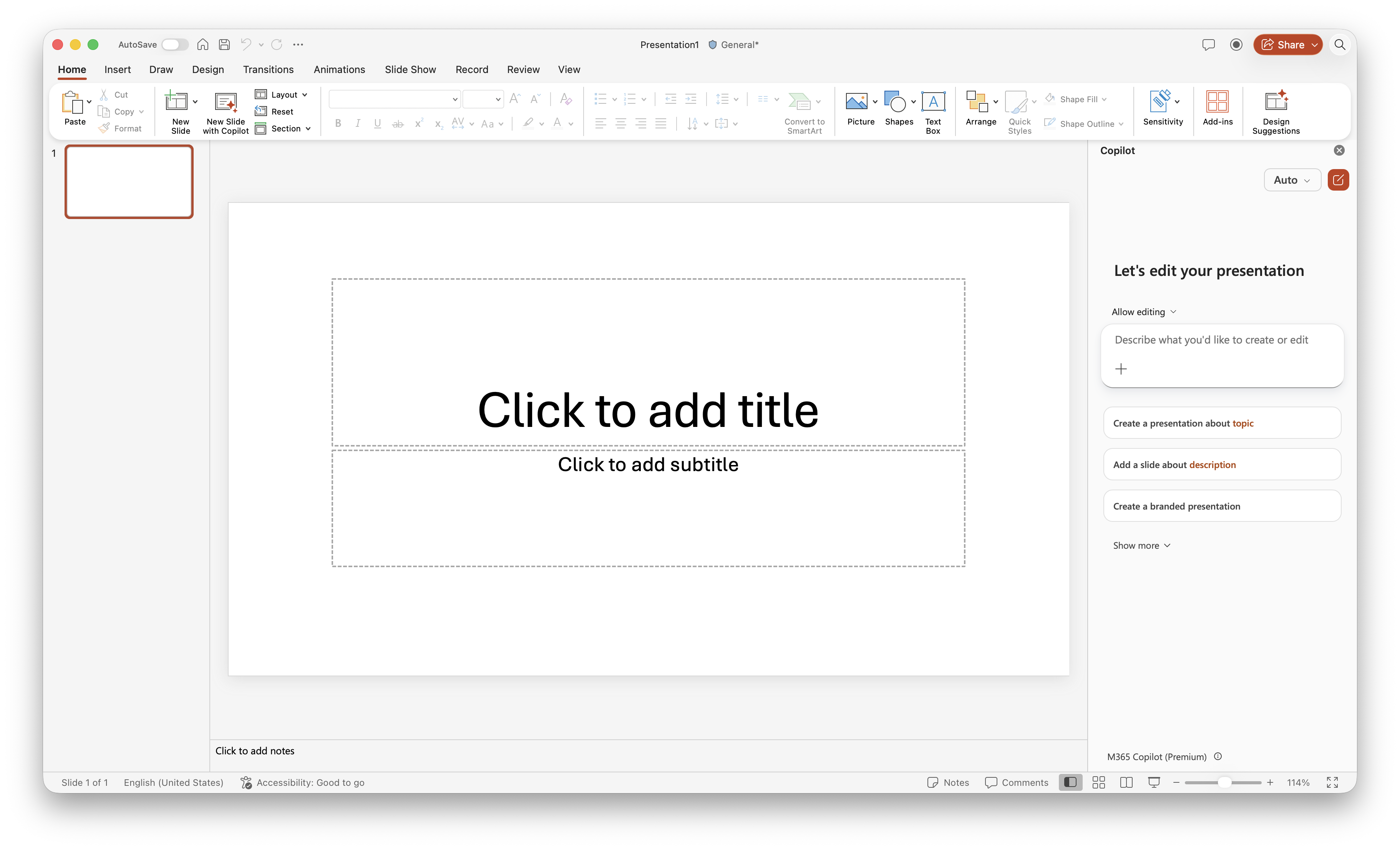 Allow editing UI in PPT Copilot