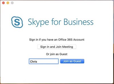Join a meeting as a guest
