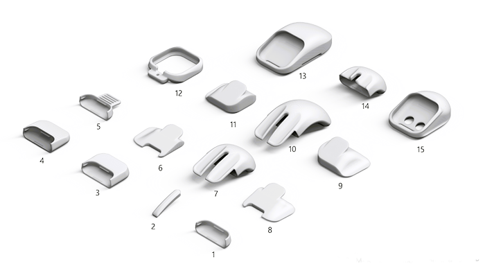 3D-printable designs for Microsoft Adaptive Mouse