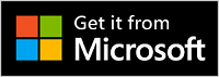 Screenshot of getting the badge from the Microsoft.