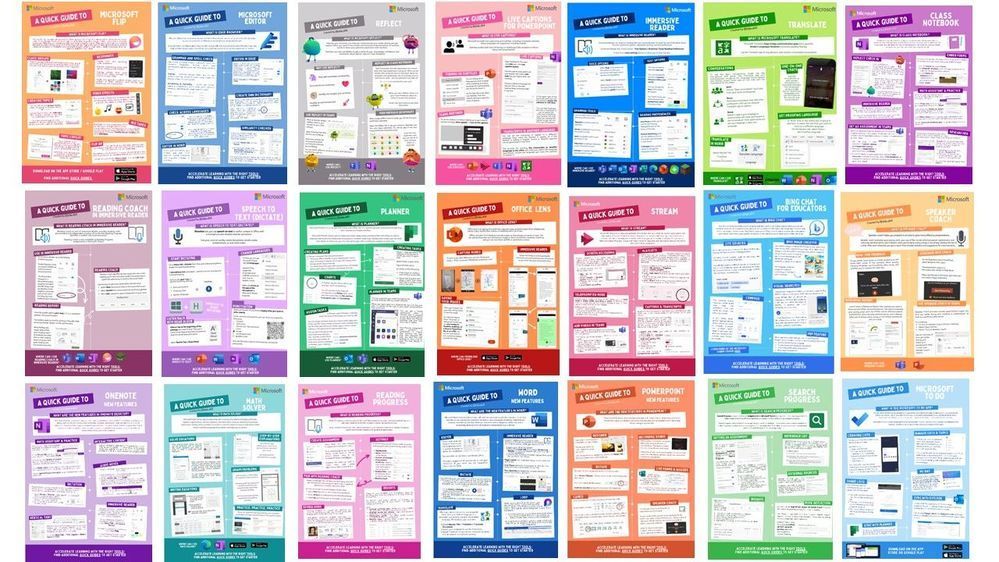 Screenshot of downloadable guides.