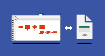 Data Visualizer diagram kept in sync with Excel data