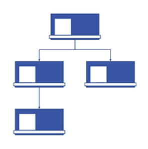 Screenshot showing the Organization Chart preset templates
