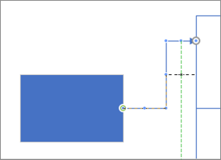 Rerouting a connector