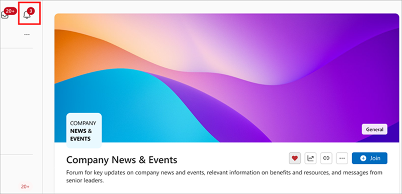 Screenshot of event page with bell icon highlighted.