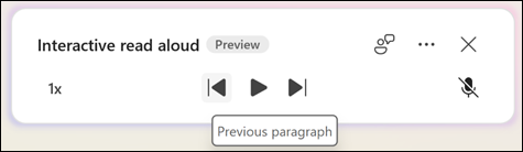 Select Previous or Next.