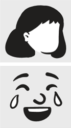 A sample of a cartoon people image from the free Microsoft 365 image library.