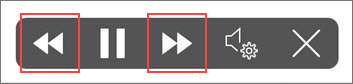 iPad Read Aloud controls with Previous and Next highlighted