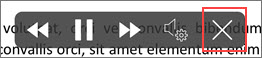 iPhone Read Aloud controls with Stop highlighted