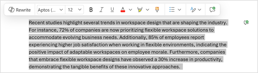 Rewrite option for quick change to a specific passage.