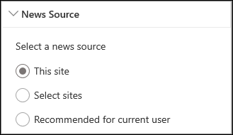 New sources