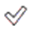 Outline of checkmark