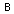 Image of the upper case Greek letter beta