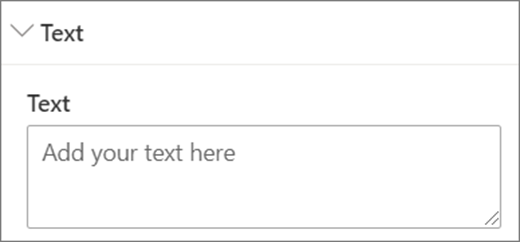 Text input