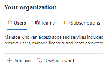 Select Add user