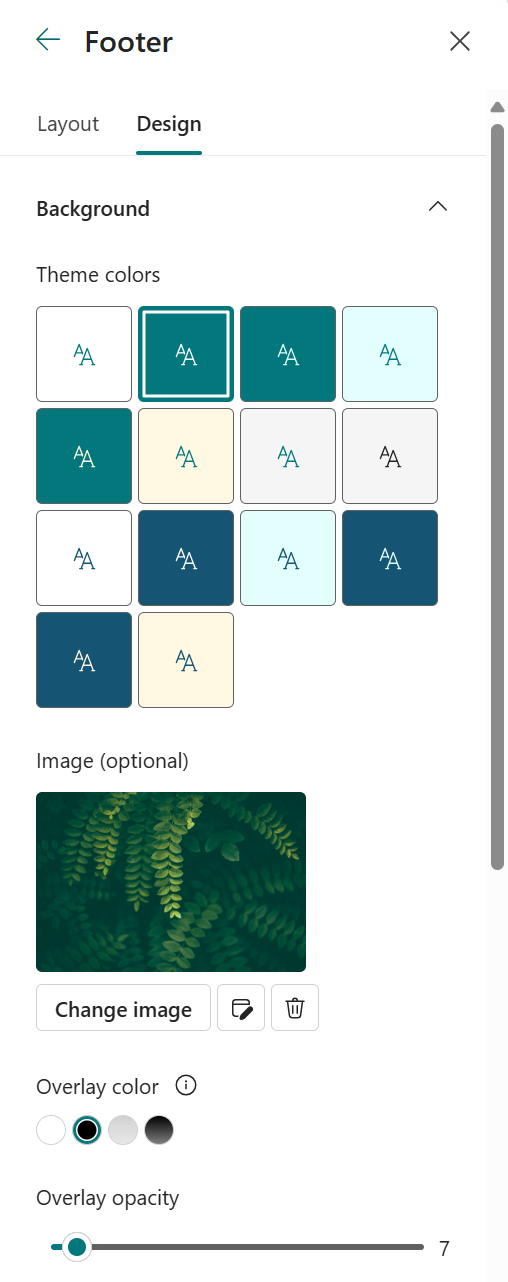 footer background