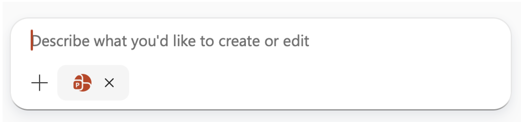 Prompt with PPT icon