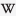 Capital W for Wikipedia