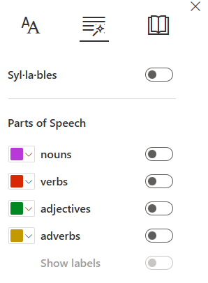 parts of speech