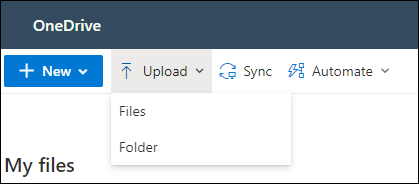 Upload a document in O365