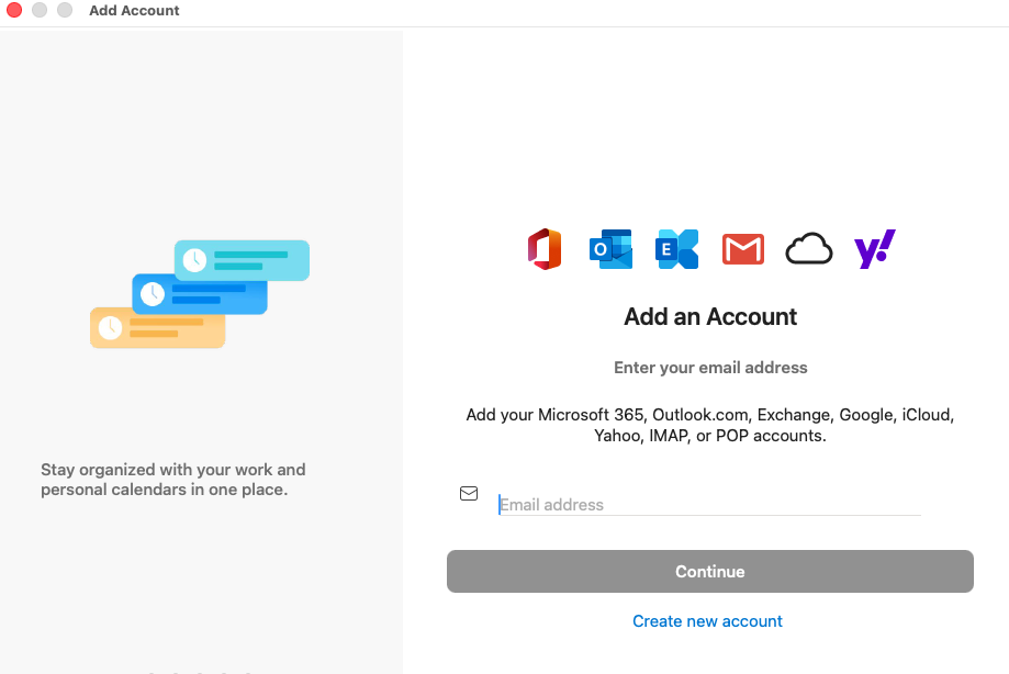 Sync your iCloud calendar with Outlook for Mac_New_tab1