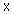 Image of upper case Greek letter chi