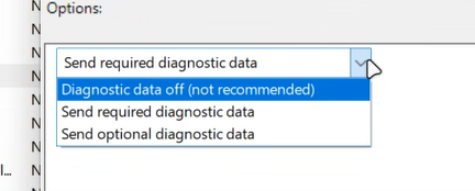 Enable Diagnostic Data