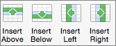 Office for Mac Table Layout