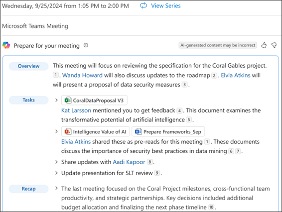 Meeting summary provided by  Copilot.