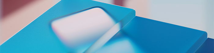 Illustration of an abstract sculpture or object with smooth, curved surfaces.