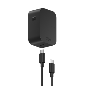 The Surface 45W USB-C Wall Charger with a USB-C cable