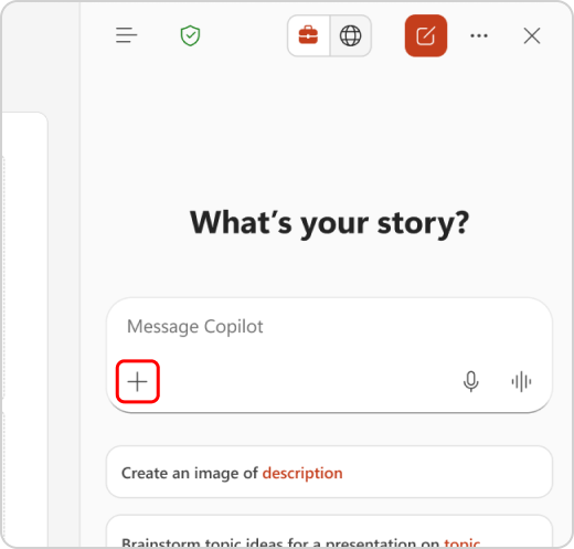 Add Content Menu Highlighted